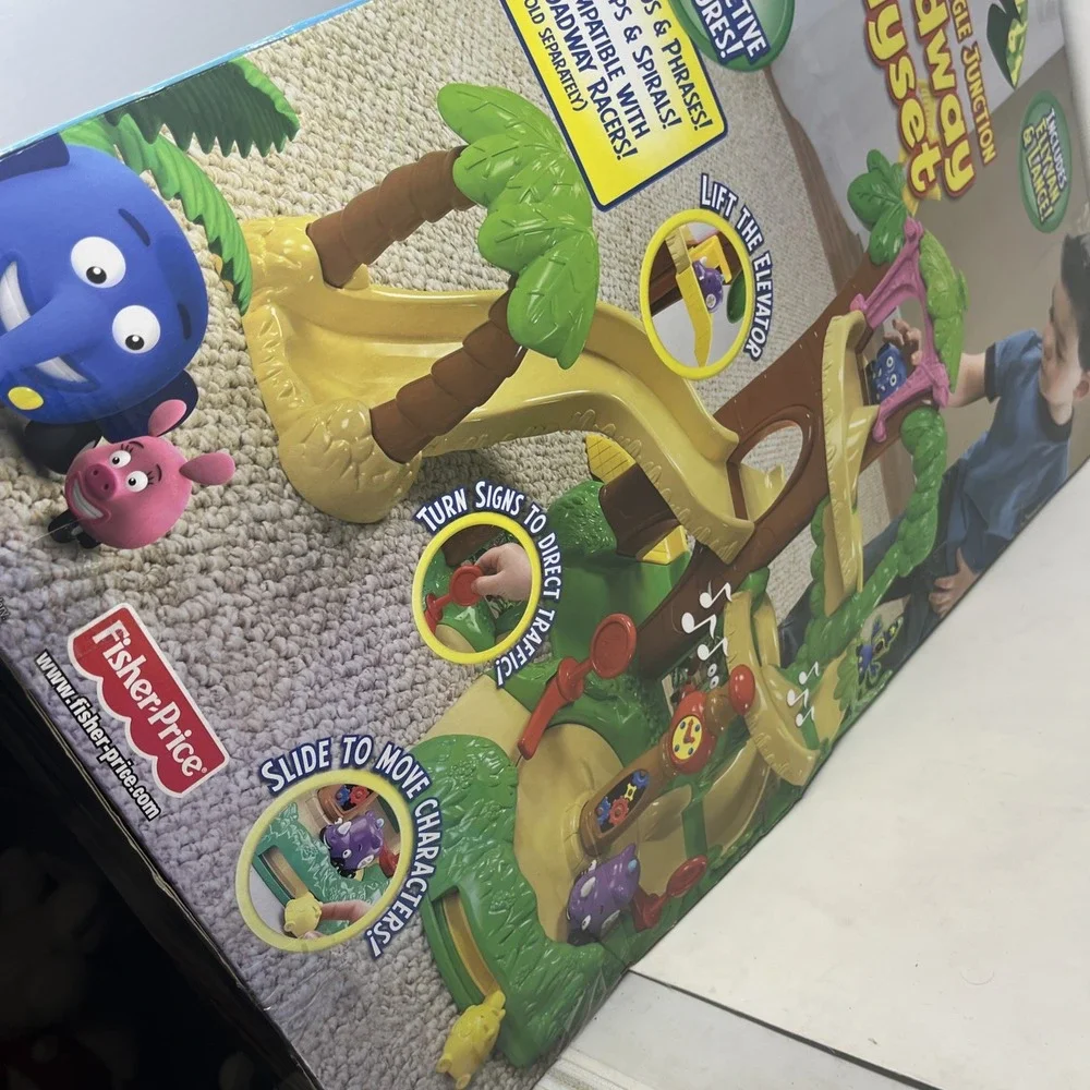 Disney Jungle Junction Roadway Playset Fisher Price 2011 NIB Rare